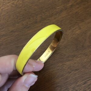 J Crew yellow enamel bracelet